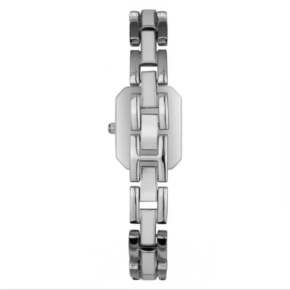 Panthere Classic Crystal Silver Link Watch